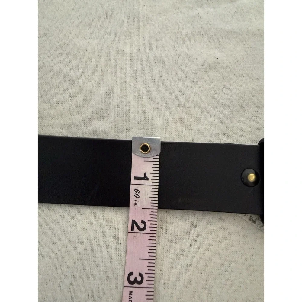 Carhartt Belt Genuine Leather Black Men's Size 40 'EUC'